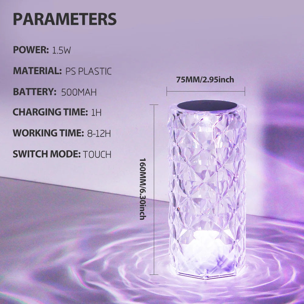 Touch Crystal Lamp